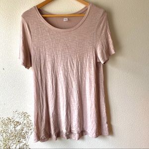 Old Navy Luxe Mauve Lavender Oversized T-shirt